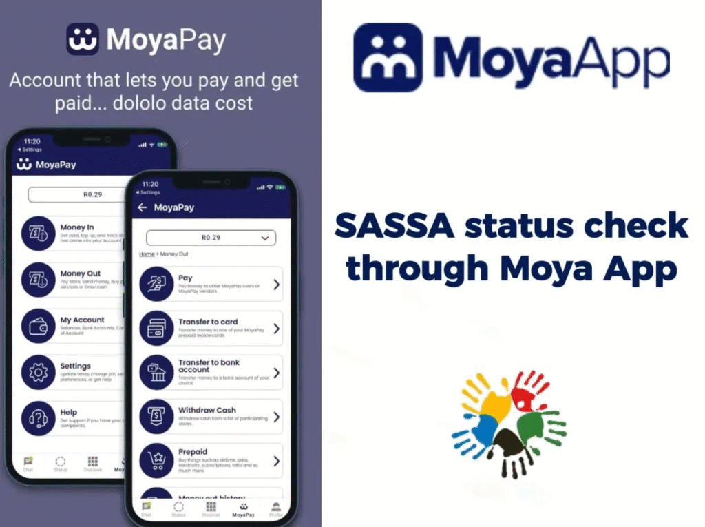 Use Moya App (Free Data) to See Your Status